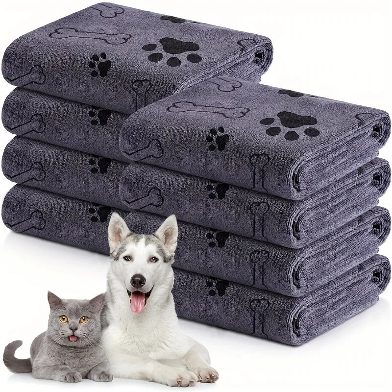 Super Absorbent Microfiber Pet Towel – Quick-Dry, Soft & Durable 1/3 pcs
