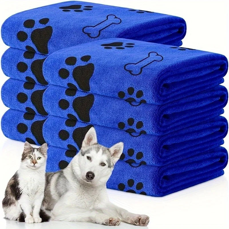 Super Absorbent Microfiber Pet Towel – Quick-Dry, Soft & Durable 1/3 pcs